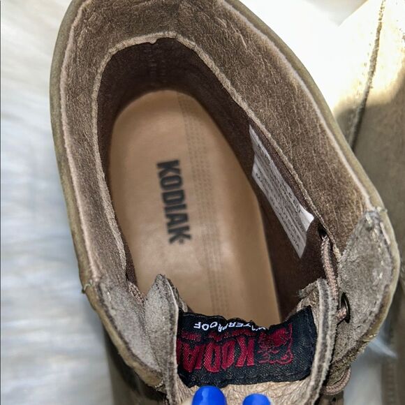 Kodiak Olive Lace-Up Boots Outdoors Waterproof Size 8 - Picture 5 of 15